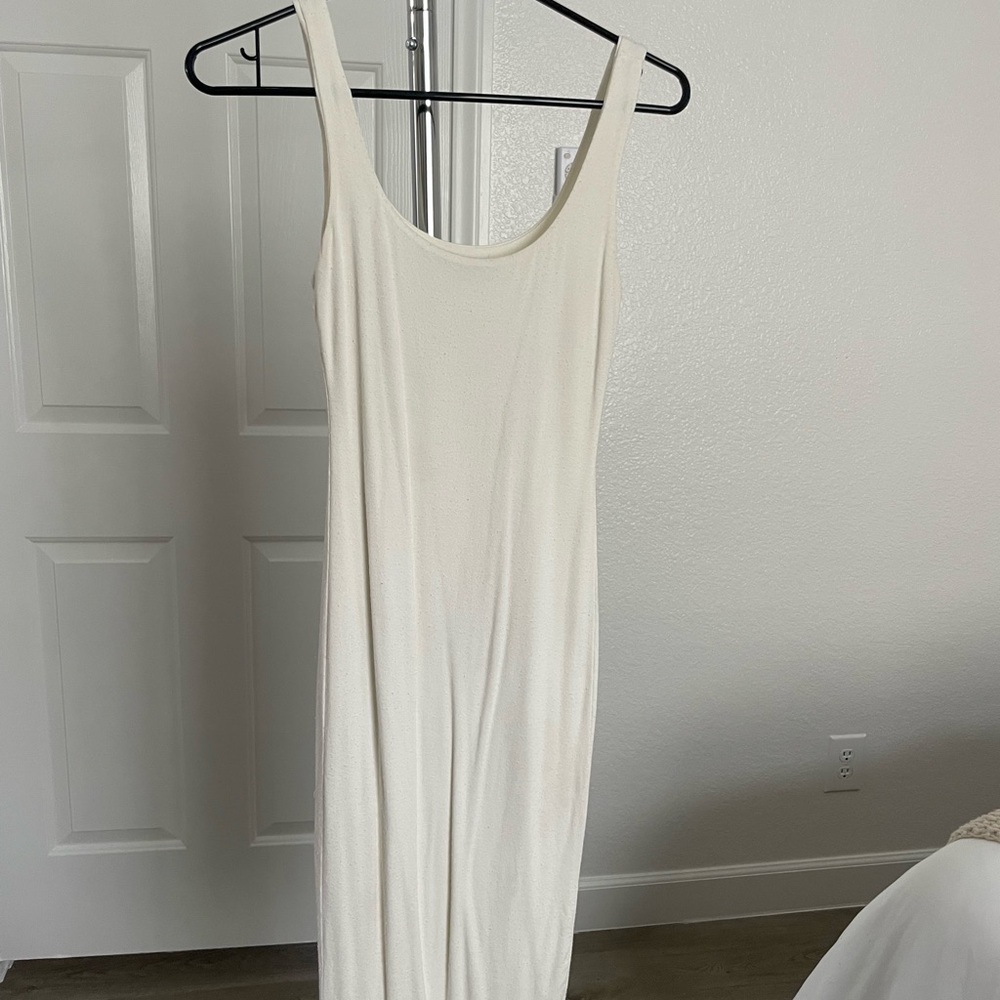Naked Wardrobe Cream Maxi Dress